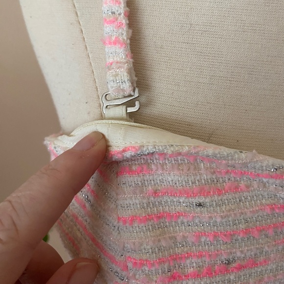 Moulinette Soeurs Anthropologie pink & white fit and flare removable straps mini - Picture 5 of 13